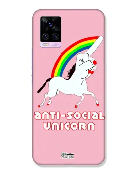 ANTI-SOCIAL UNICORN  | Vivo V20 Pro Phone Case