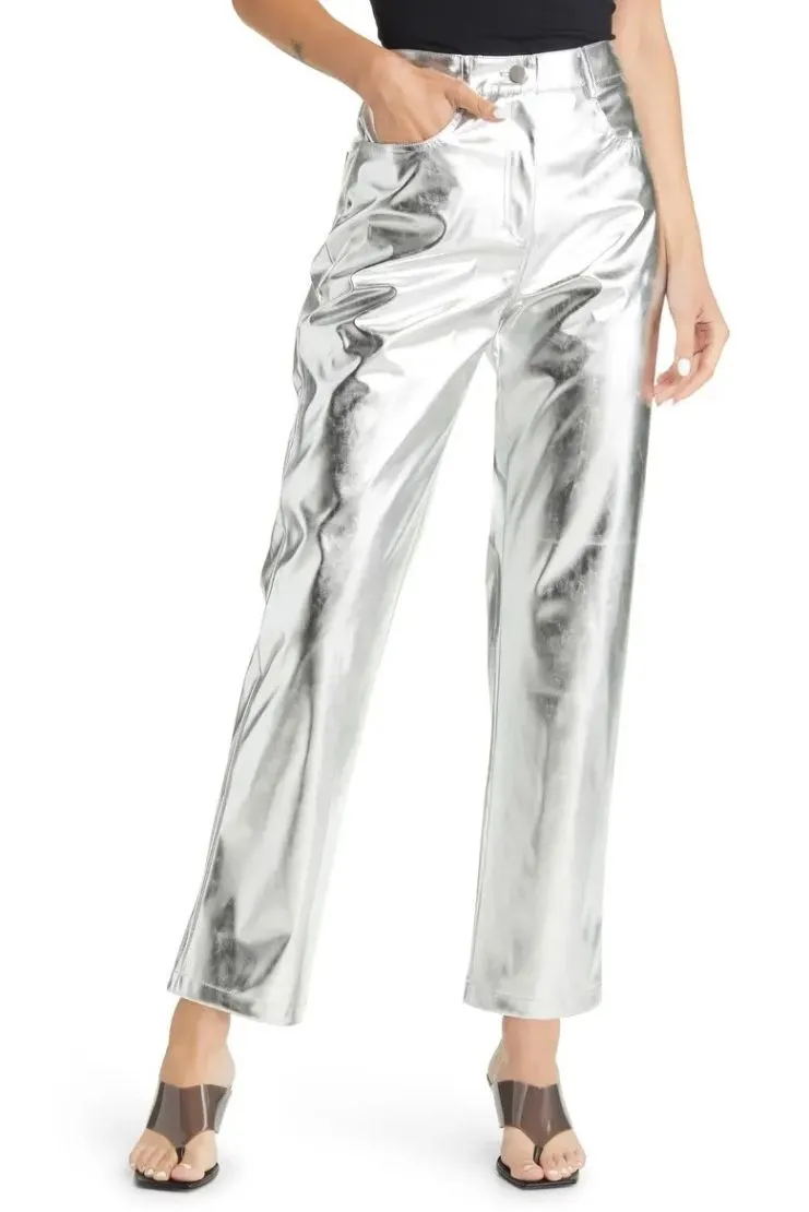 Bey Metallic Trousers