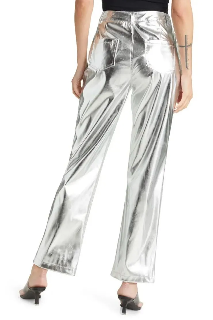 Bey Metallic Trousers