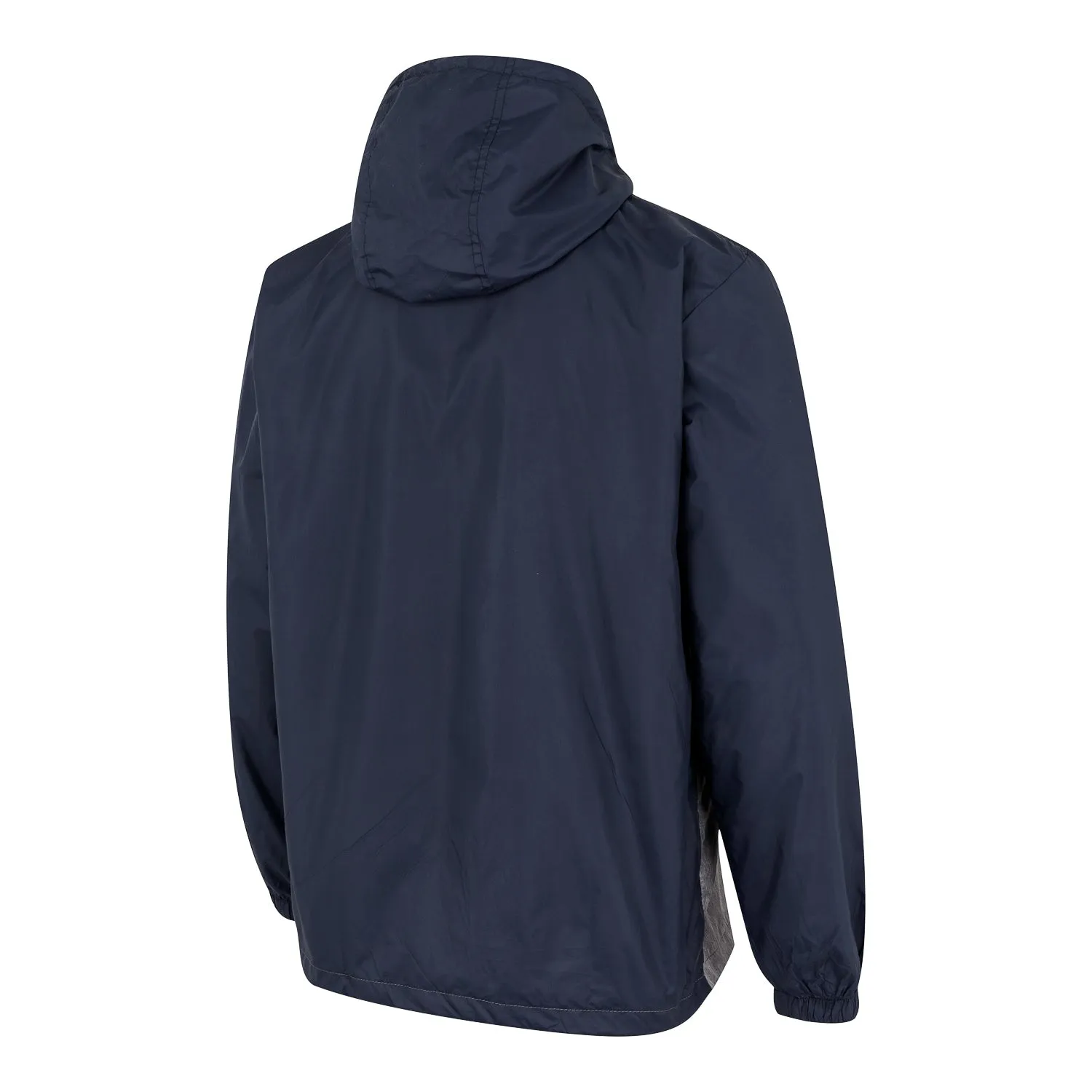 Cazadora Canguro Impermeable Hombre Azul Marino/Gris