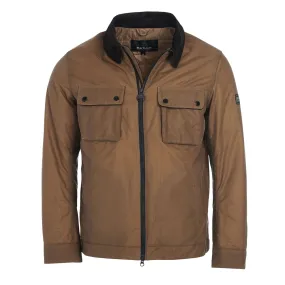 Giubbino Barbour International Accellerator Baffins Wax Jacket Marrone