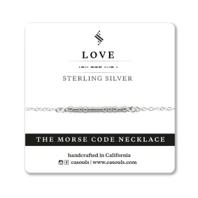 LOVE - MORSE CODE NECKLACE