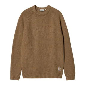 Maglione Carhartt WIP Anglistic Sweater Marrone