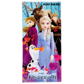 Personalized Disney Beach / Pool Towel - Frozen