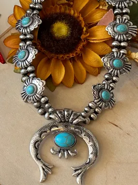 Queen Squash Blossom Necklace